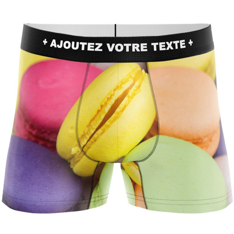 HERITAGE Men Microfiber Boxer MACARONS Multicolored MADE IN FRANCE