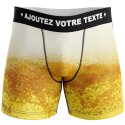 HERITAGE Men Long Microfiber Boxer INTERIOR PINT Yellow MADE IN FRANCE