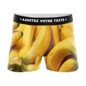 HERITAGE Boxer Garçon Microfibre BANANES Jaune MADE IN FRANCE