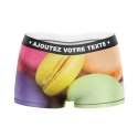 HERITAGE Boxer Fille Microfibre MACARONS Multicolore MADE IN FRANCE