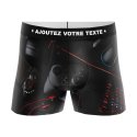 HERITAGE Boy Microfiber Boxer KIT GAMER Black MADE IN FRANCE