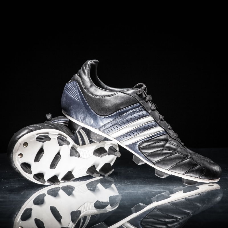HERITAGE Boy Microfiber Boxer CRAMPONS FOOTBALL Black MADE IN FRANCE
