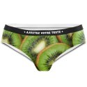 HERITAGE Shorty Femme Microfibre KIWIS Vert MADE IN FRANCE