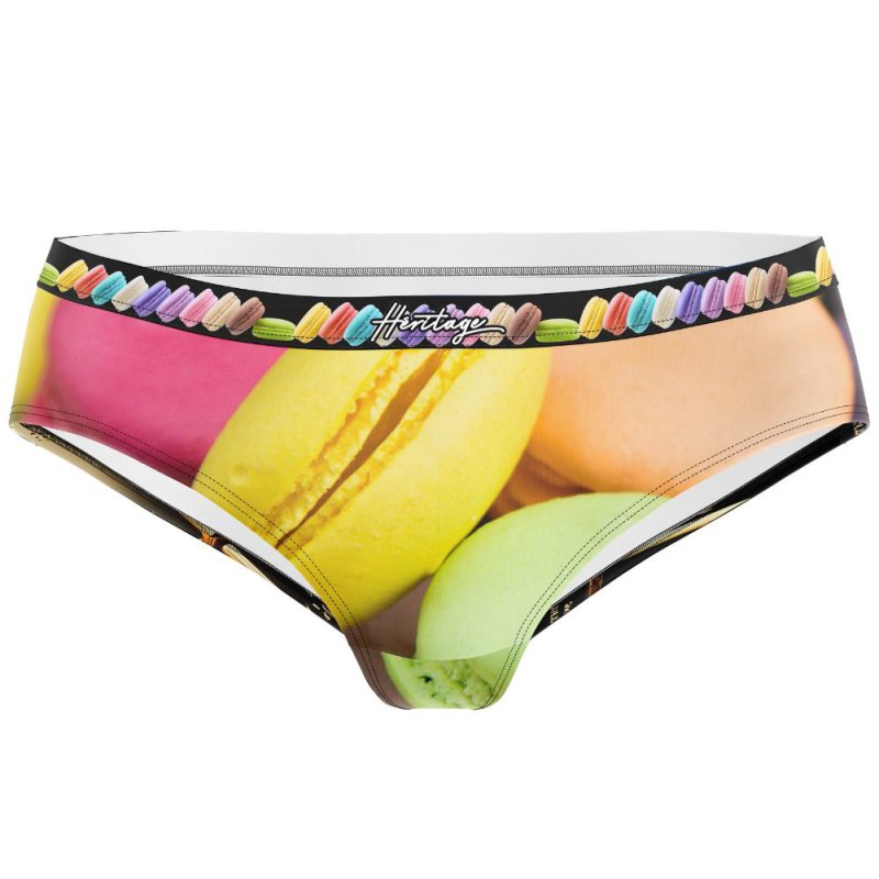 HERITAGE Women Microfiber Shorty MACARONS Multicolor MADE IN FRANCE